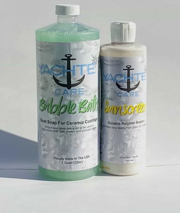 Looking for an easy way to wash and wax your boat look no further this polymer sealant is easy on easy off with months of protection