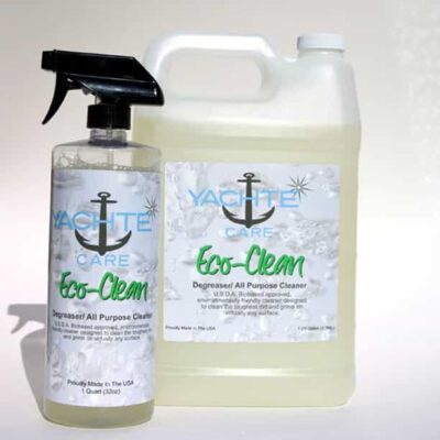 Eco clean is an all purpose cleaner that will clean virtually any surface on your boat